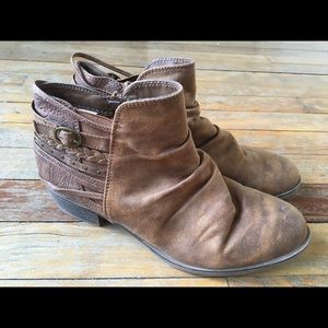 Altar’d State Boho Distressed Slouch Ankle Booties